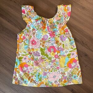 Liberty Floral Blouse (L, but more like M)
